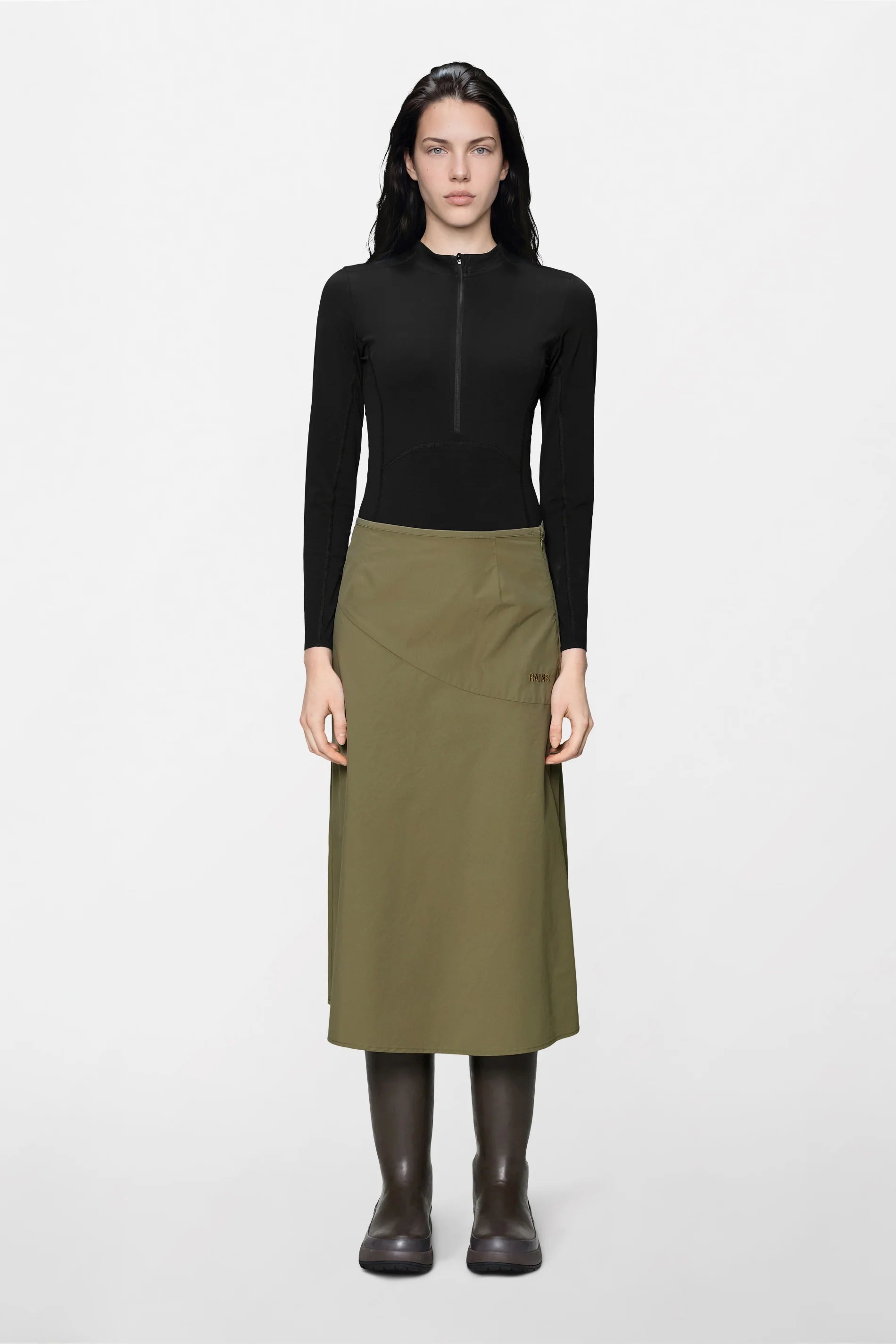 Light Woven W Skirt
