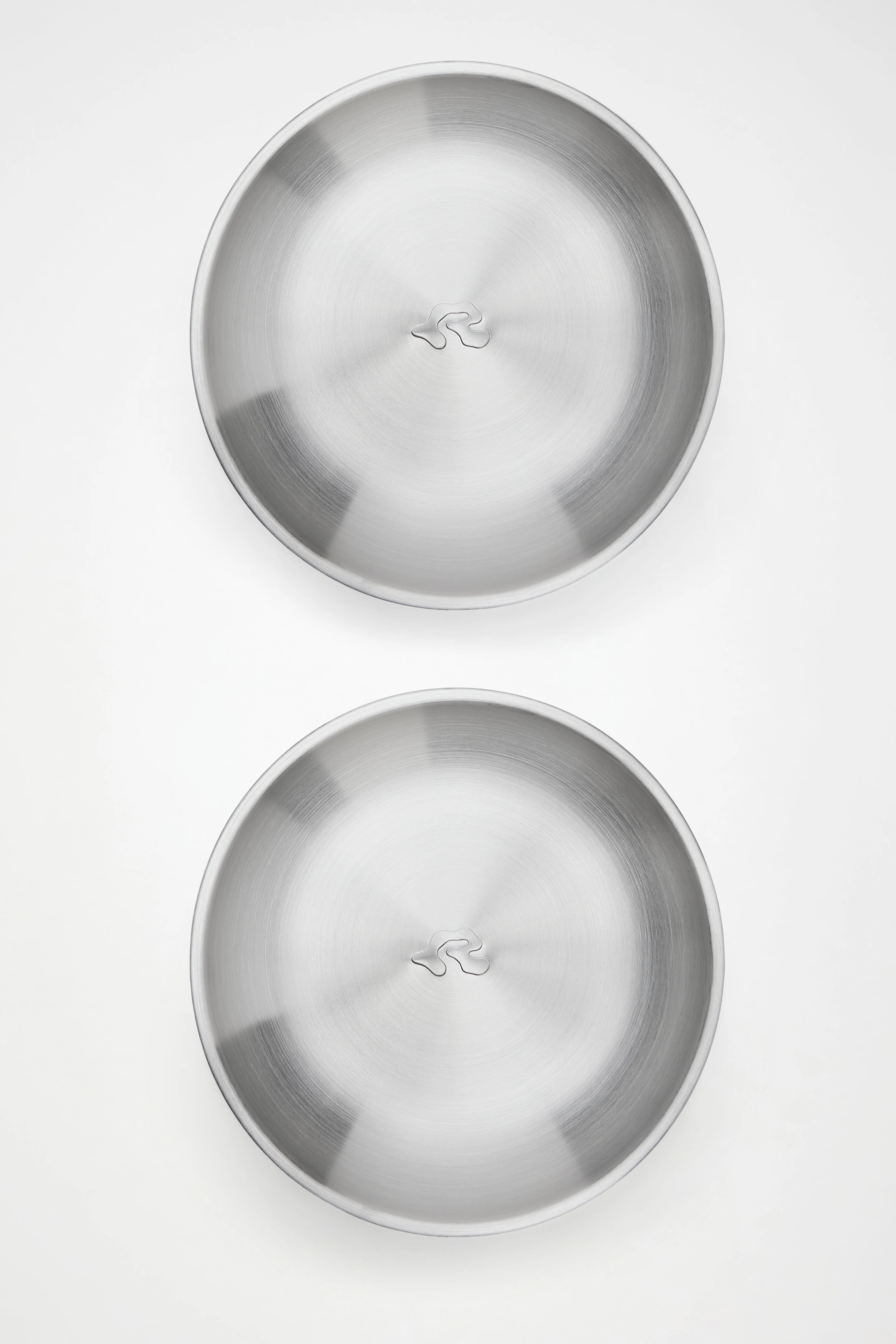 Stainless Steel 2-Pack Deep Plates