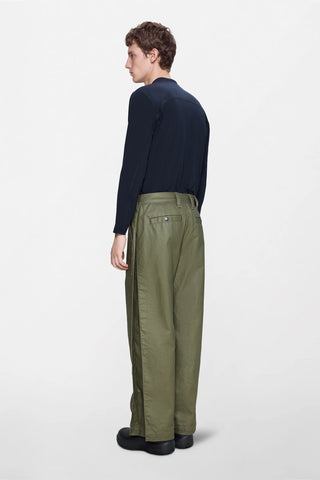 Heavy Woven Pants Straight