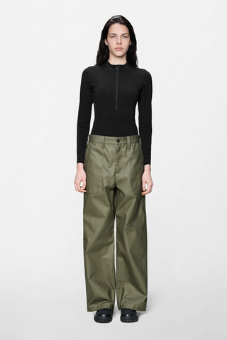 Heavy Woven Pants Straight