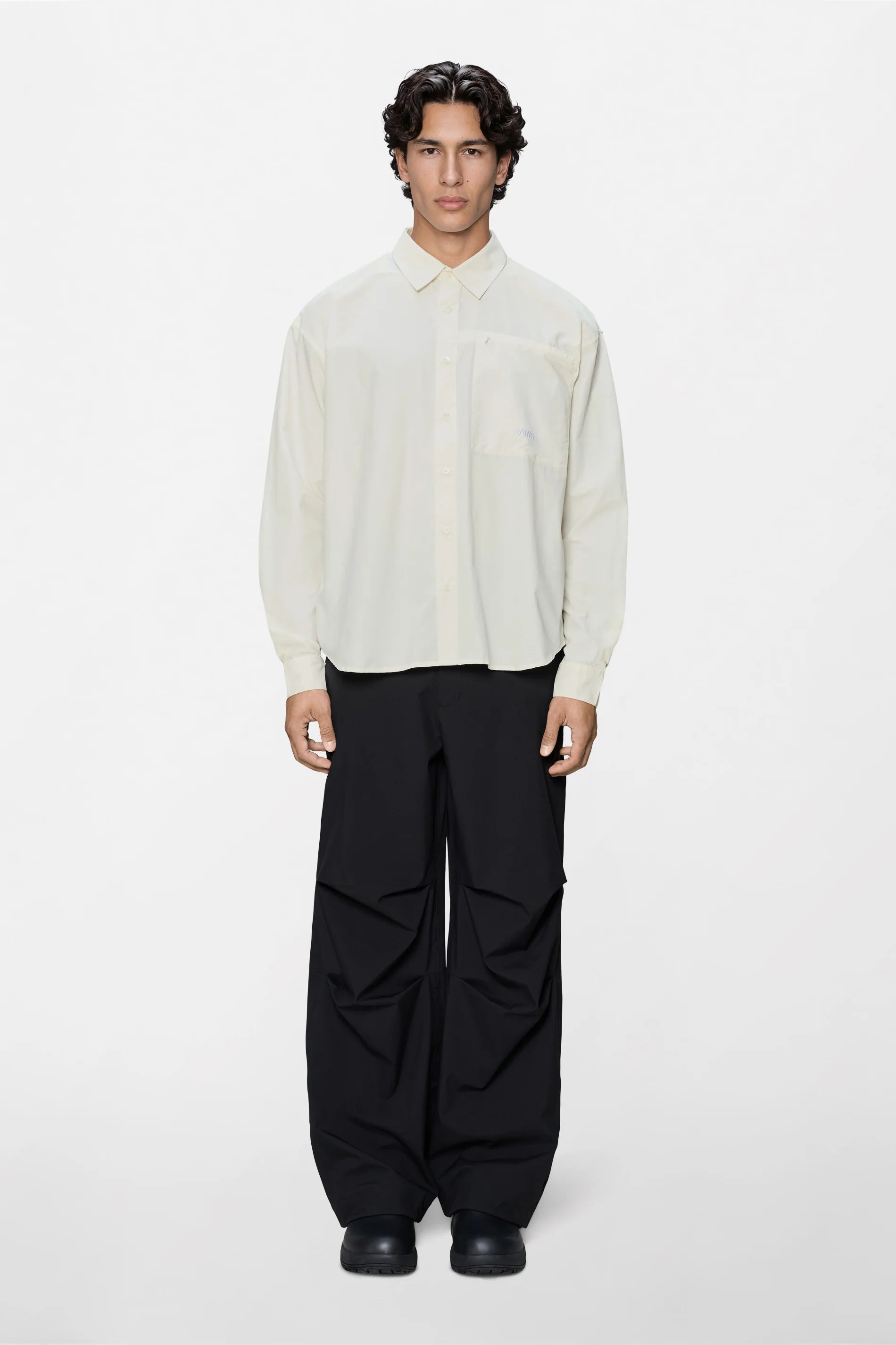 Light Woven Long Sleeve Shirt