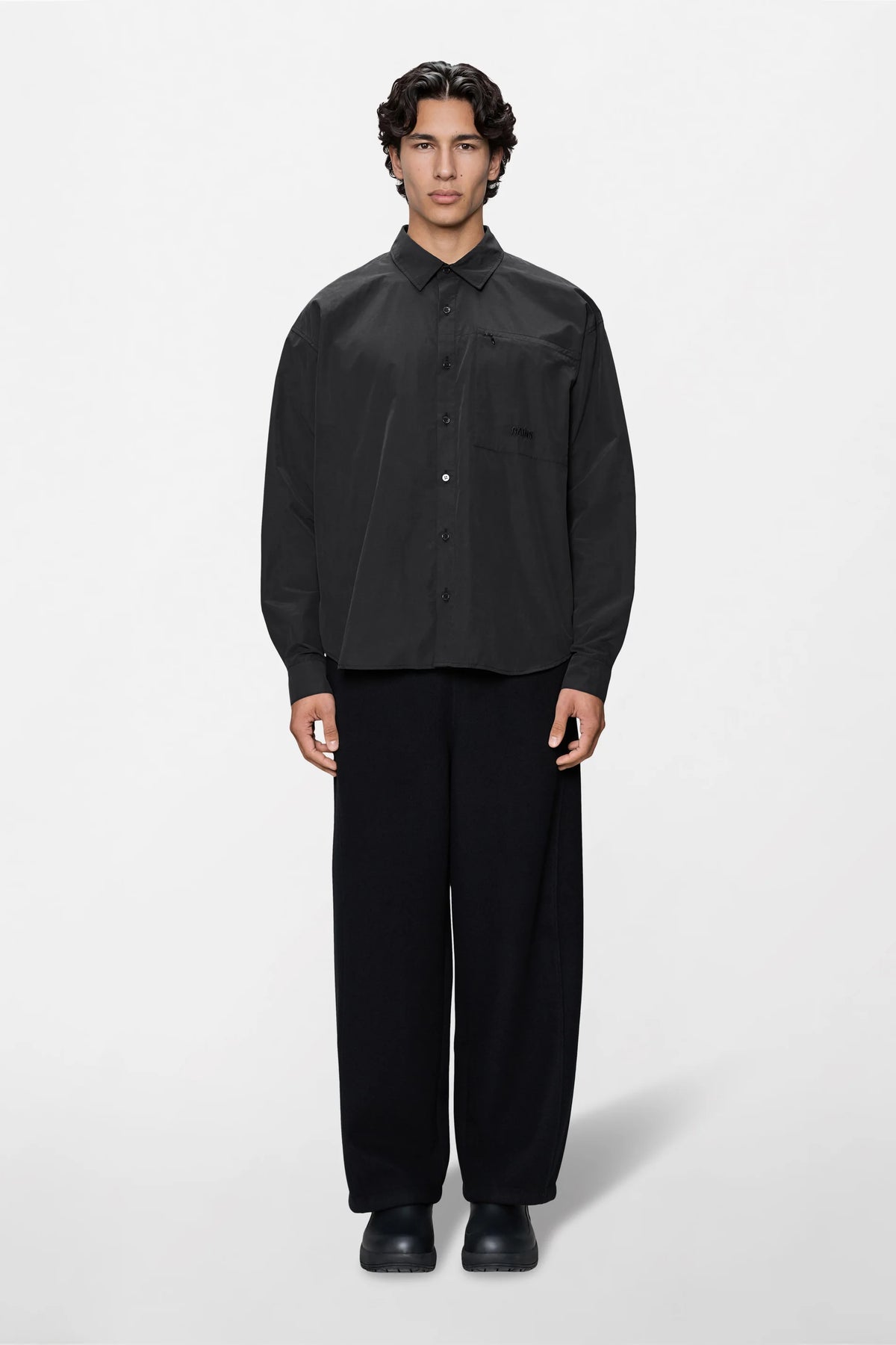 Light Woven Long Sleeve Shirt