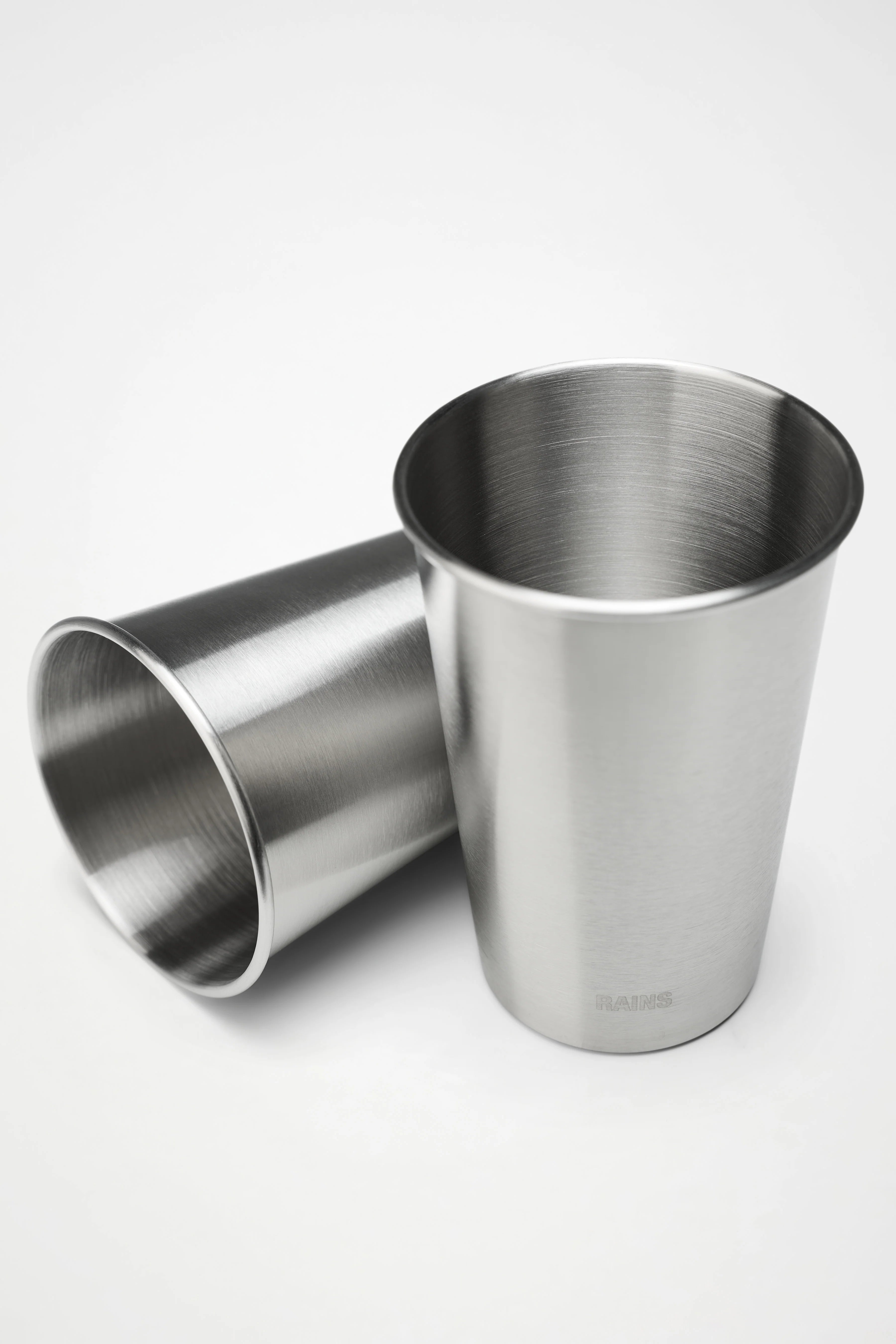Stainless Steel 2-Pack Cups 500ml