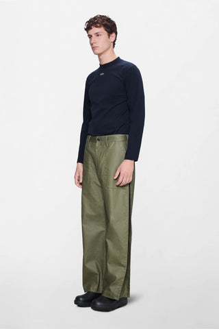 Heavy Woven Pants Straight