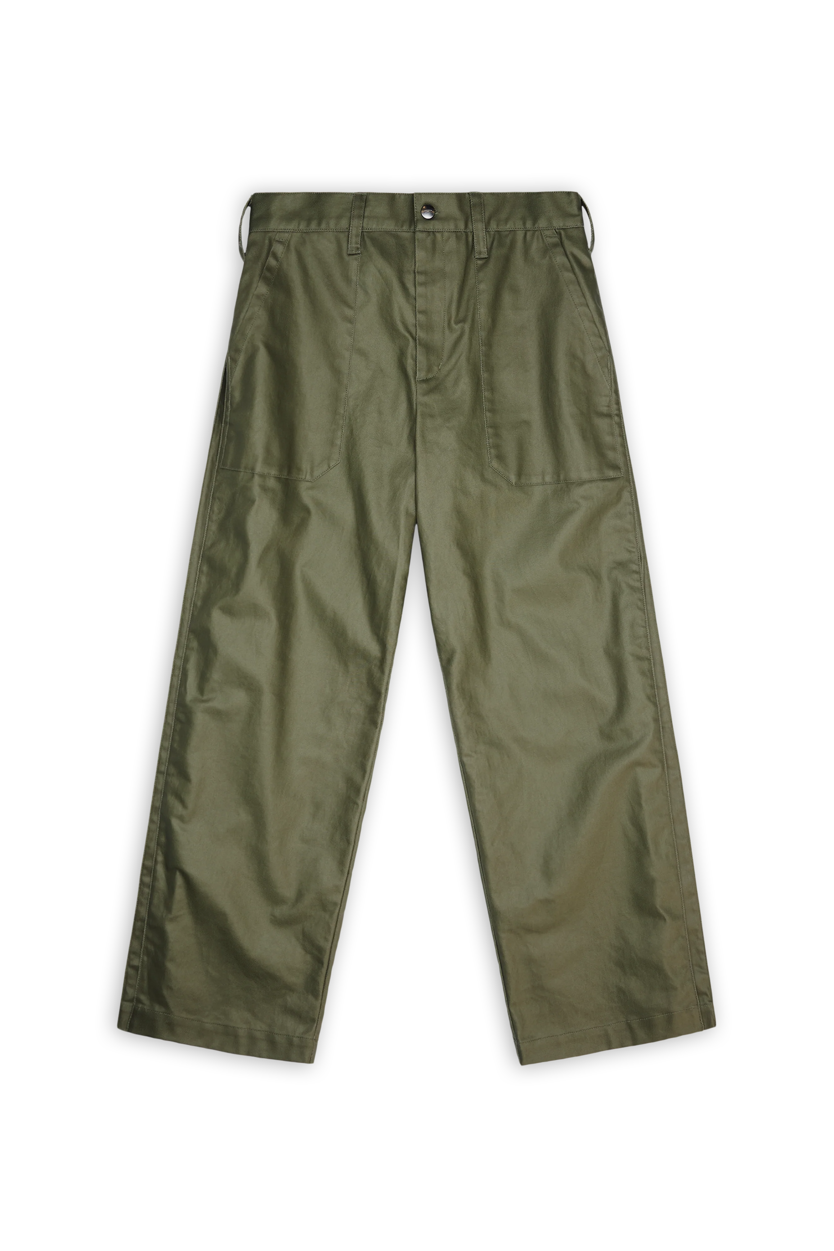 Heavy Woven Pants Straight