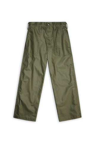 Heavy Woven Pants Straight