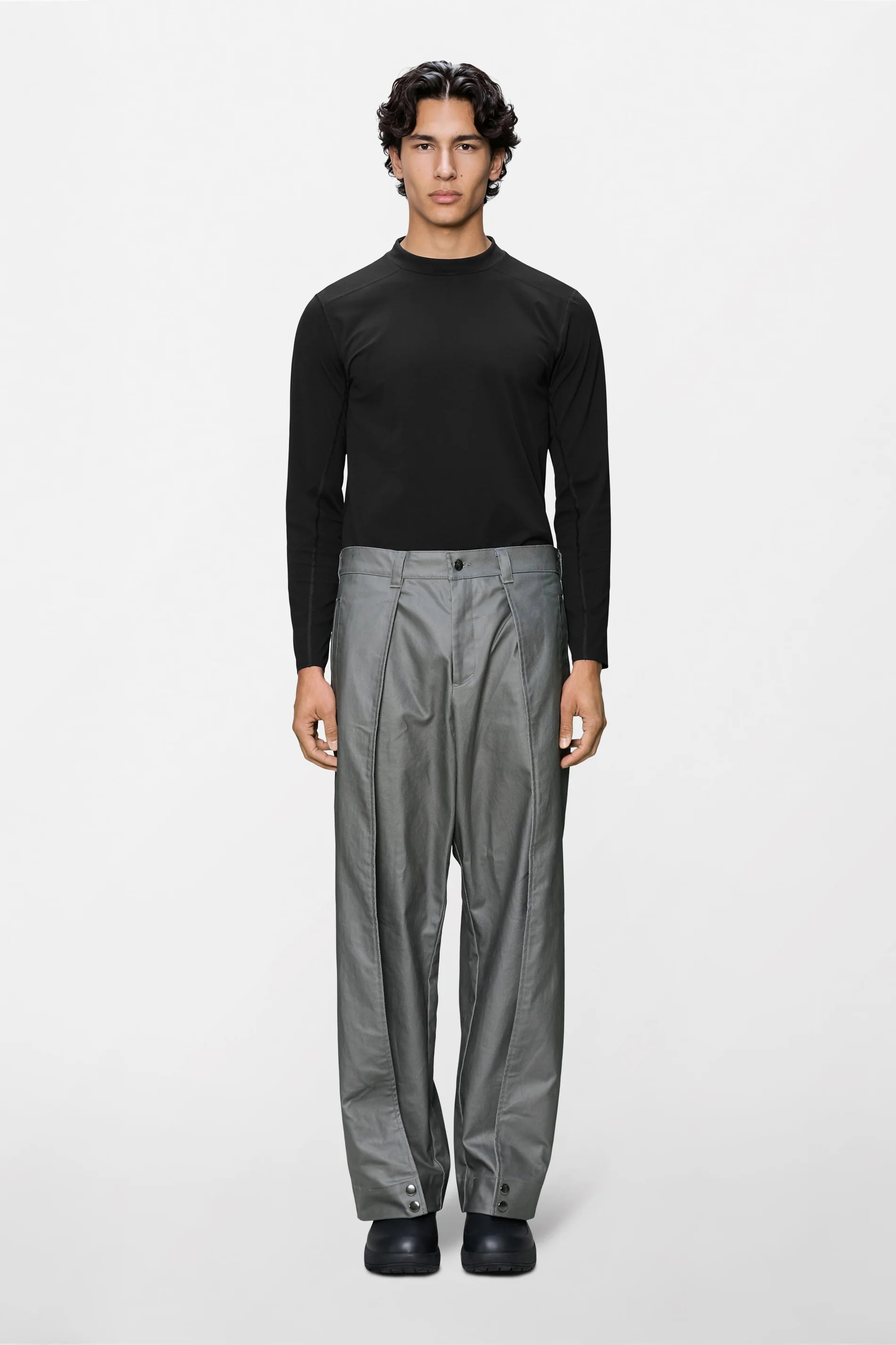 Heavy Woven Pants Wide