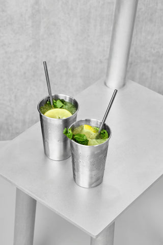 Stainless Steel 2-Pack Cups 500ml